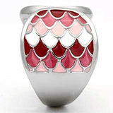 Alamode High polished (no plating) Stainless Steel Ring with Epoxy in Multi Color - Alamode - Flyclothing LLC