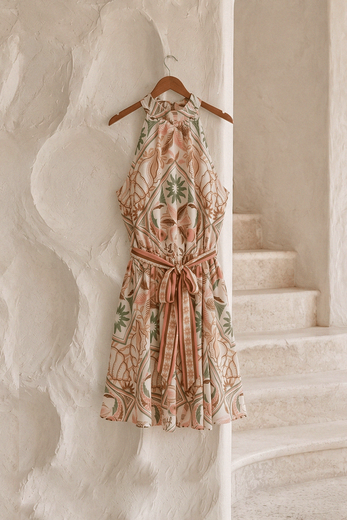 SOFT VOYAGE WOVEN MINI DRESS - Flying Tomato - Flyclothing LLC