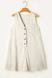 V-Neck Sleeveless Romper - Trendsi - Flyclothing LLC