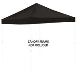 Plain Black Canopy Top - Logo Brands - Flyclothing LLC