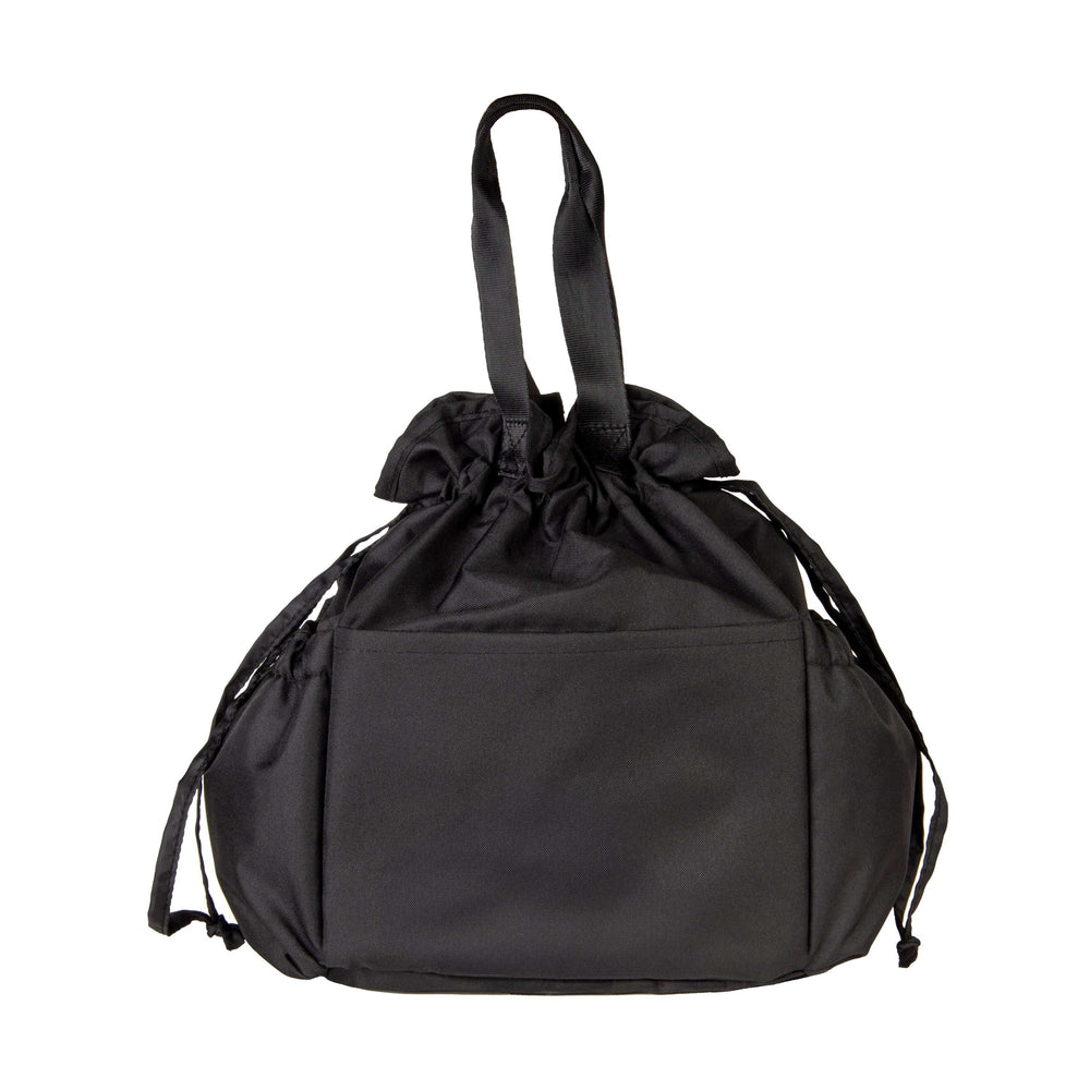 Plain Black Drawstring Lunch Cooler Eco - Logo Brands - Flyclothing LLC