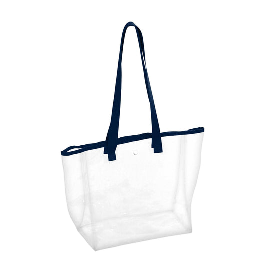 Plain Non Branded Navy Stadium Clear Bag - Logo Brands - Flyclothing LLC