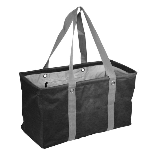 Plain Black Crosshatch Picnic Caddy - Logo Brands - Flyclothing LLC