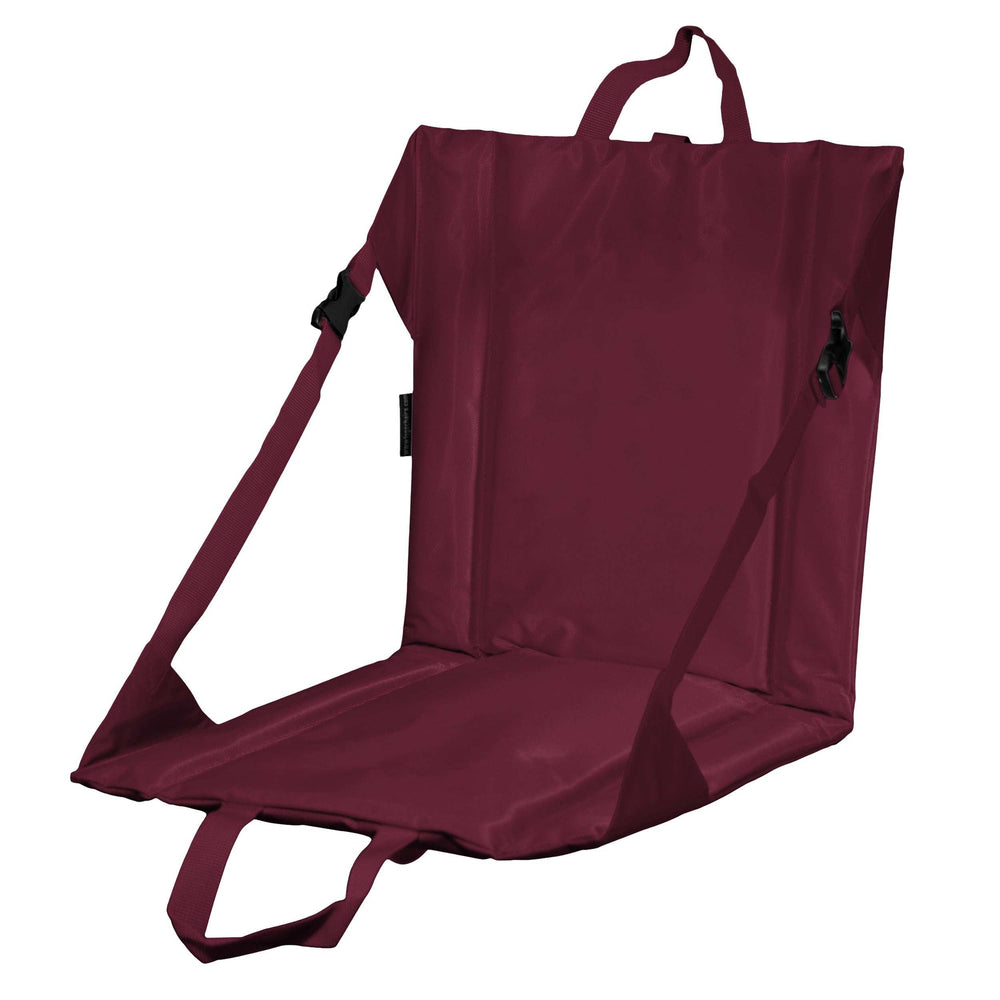 Plain Maroon Stadium Seat - Logo Brands - Flyclothing LLC