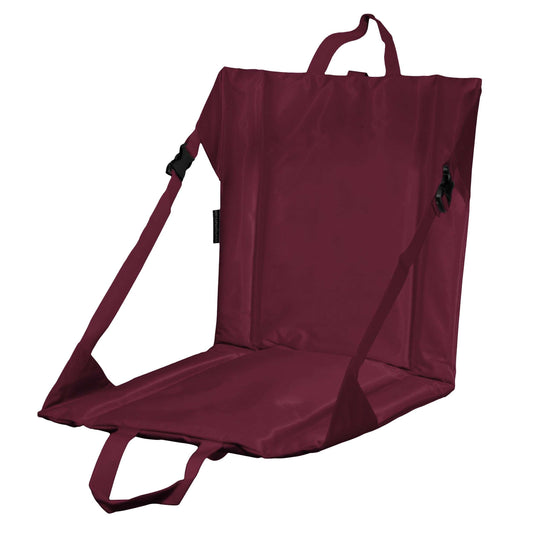Plain Maroon Stadium Seat - Logo Brands - Flyclothing LLC