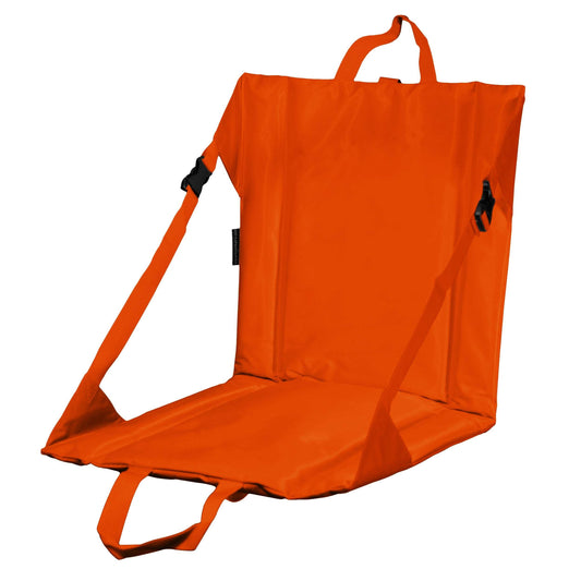 Plain Orange Stadium Seat - Logo Brands - Flyclothing LLC