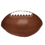 Plain Brown Composite Print Micro Plush Football - Logo Brands - Flyclothing LLC