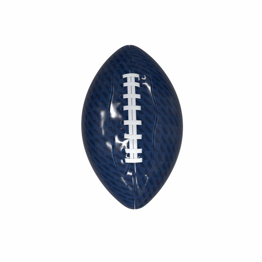 Plain Navy Carbon Fiber Mini-Size Glossy Football - Logo Brands - Flyclothing LLC