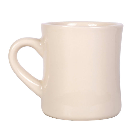 Plain White 12oz Diner Mug Non Branded - Logo Brands - Flyclothing LLC