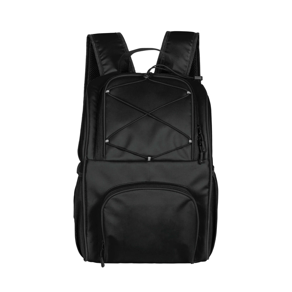 Plain Black 24 Can Flex Backpack Cooler - Logo Brands - Flyclothing LLC