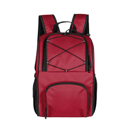 Plain Cardinal 24 Can Flex Backpack Cooler - Logo Brands - Flyclothing LLC