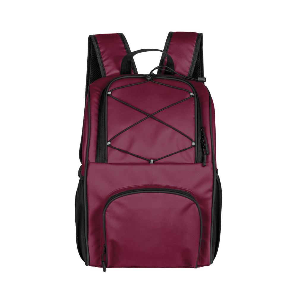 Plain Maroon 24 Can Flex Backpack Cooler