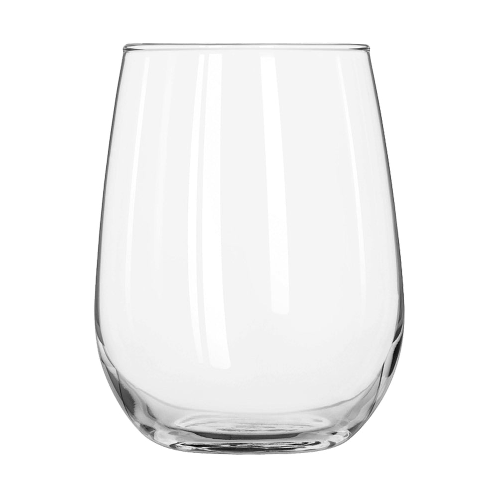 Plain 16oz Curved Beverage Glass - Logo Brands - Flyclothing LLC