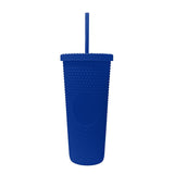 Plain Royal 24oz Studded Tumbler