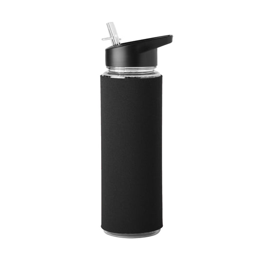 Plain 25oz Plastic Flip Top Water Bottle - Logo Brands - Flyclothing LLC