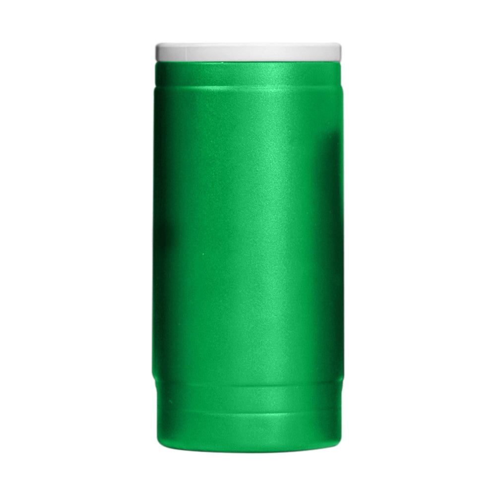 Plain Kelly 12oz Powder Coat Slim Can Coolie - Logo Brands - Flyclothing LLC