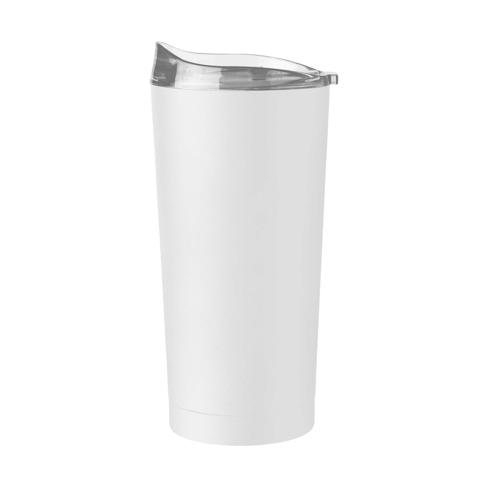 Plain Non Branded White 20oz Powder Coat Tumbler - Logo Brands - Flyclothing LLC