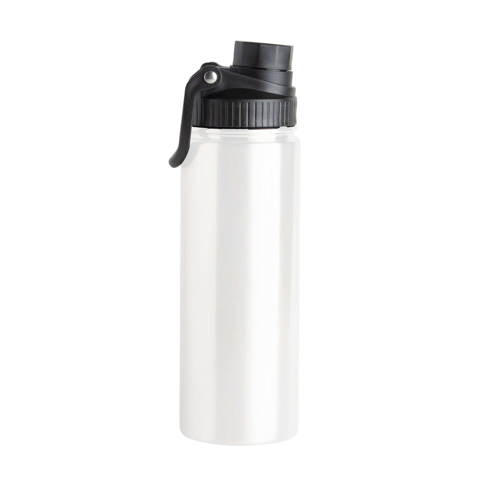 Plain White 21oz Twist Top Bottle - Logo Brands - Flyclothing LLC