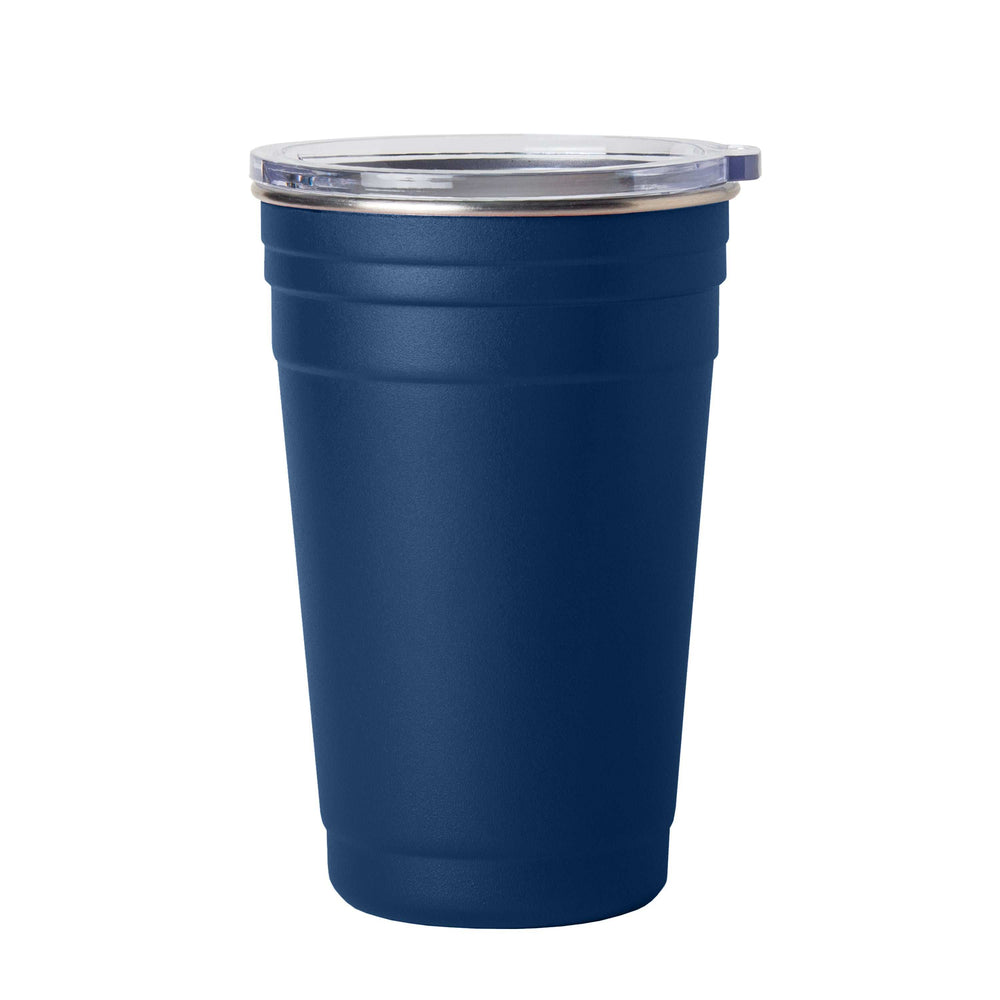 Plain Navy 22oz Stainless Cup - Logo Brands - Flyclothing LLC