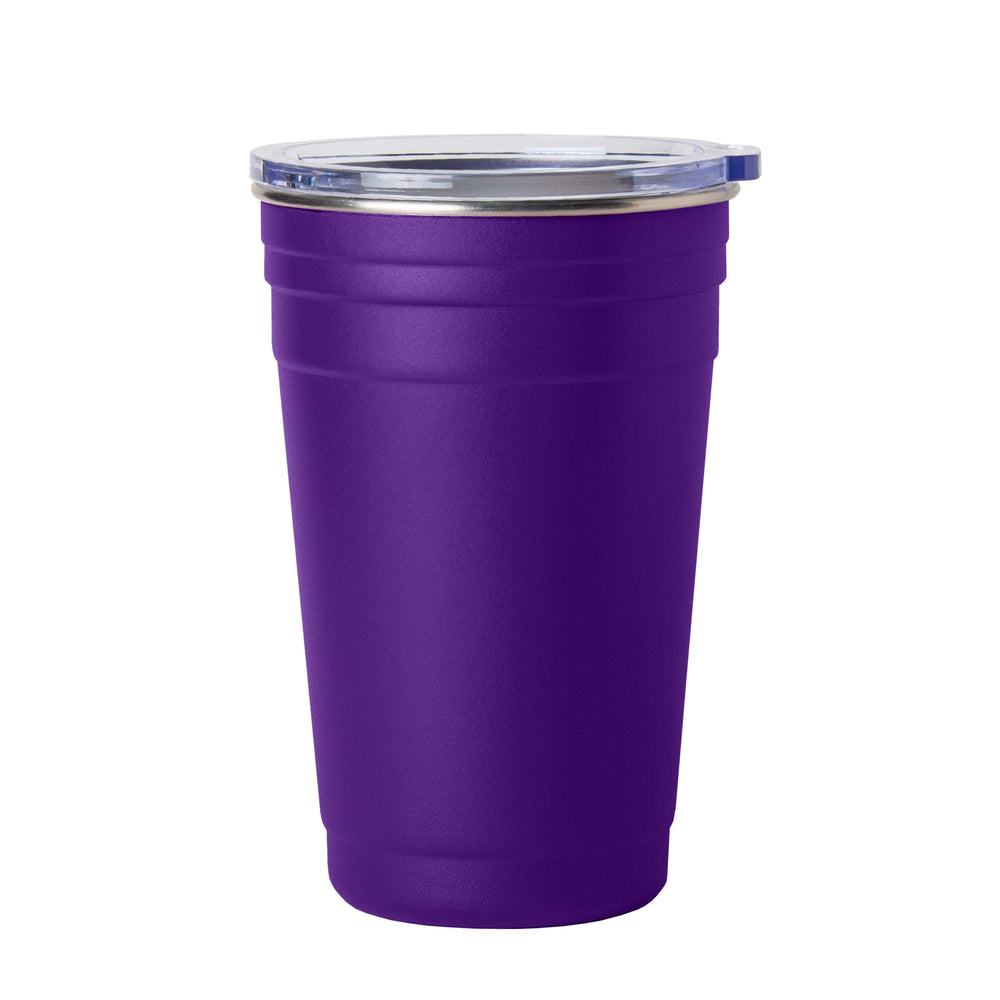 Plain Purple 22oz Stainless Cup - Logo Brands - Flyclothing LLC