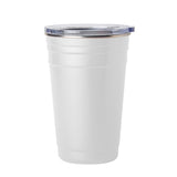 Plain Non Branded White 22oz Stainless Cup - Logo Brands - Flyclothing LLC