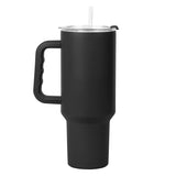 Plain Non Branded Black 40oz Powder Coat Tumbler - Logo Brands - Flyclothing LLC