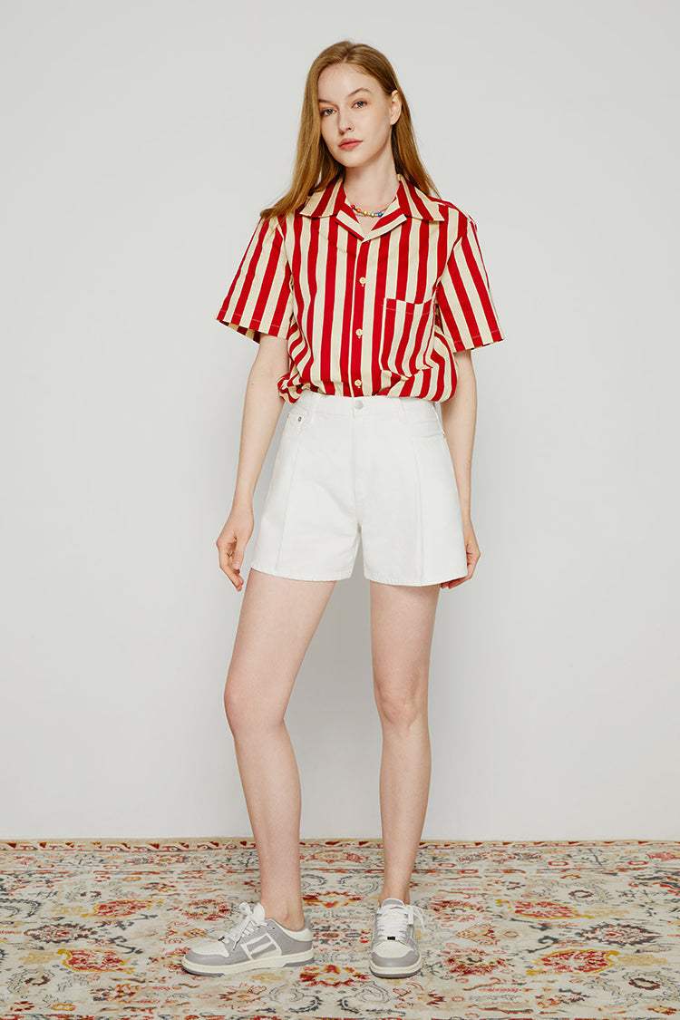 The Pleated Fun Short HJ117 - Hey Joanie - Flyclothing LLC