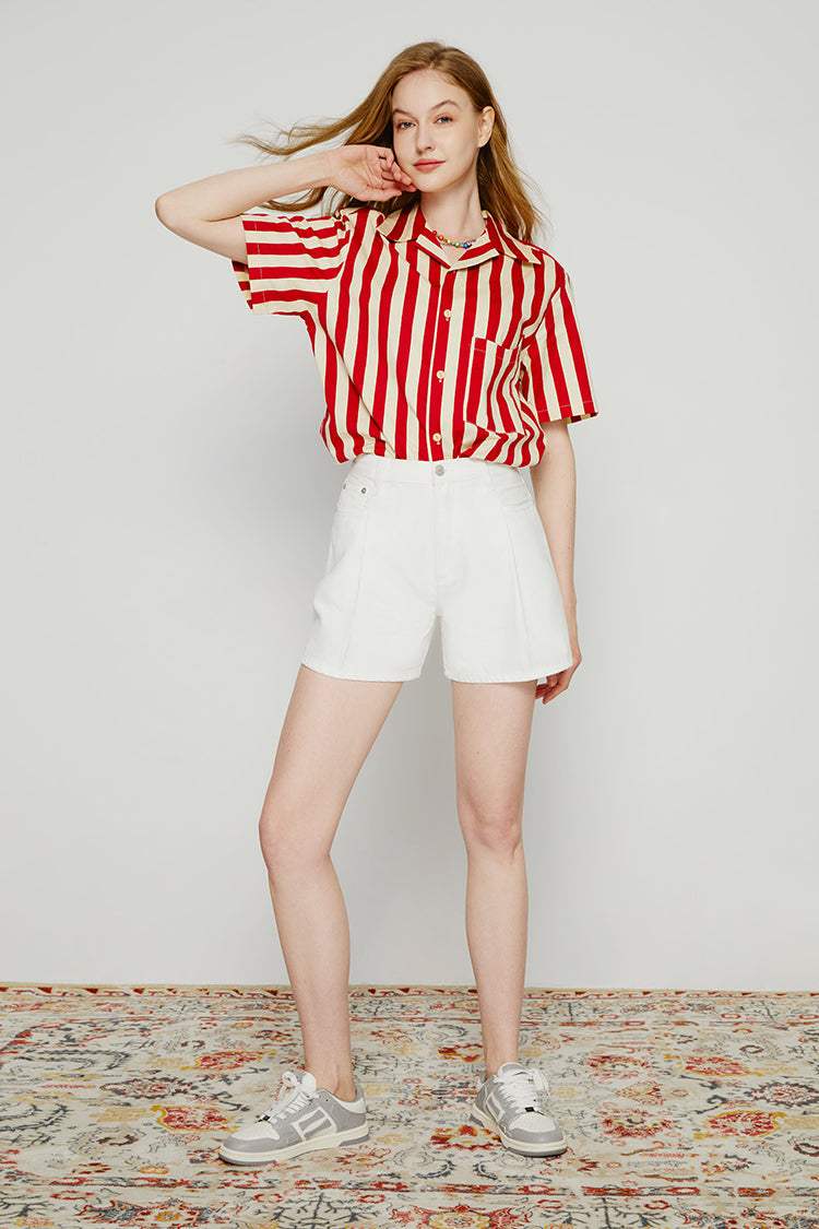 The Pleated Fun Short HJ117 - Hey Joanie - Flyclothing LLC