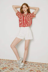 The Pleated Fun Short HJ117 - Hey Joanie - Flyclothing LLC