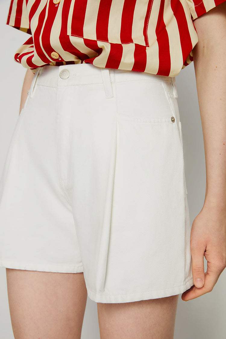The Pleated Fun Short HJ117 - Hey Joanie - Flyclothing LLC