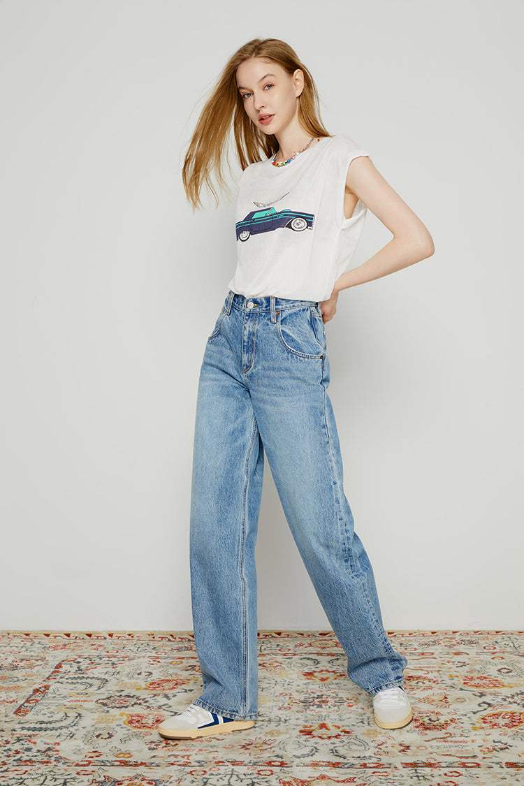 80'S Utility Loose Jeans HJ128 - Hey Joanie - Flyclothing LLC