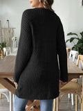 Open Front Long Sleeve Cardigan - Trendsi - Flyclothing LLC