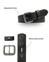 FULL GRAIN WITH CUSTOM STITCH BELTS - First Manufacturing Company - Flyclothing LLC