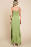 Culture Code Full Size Smocked Cami Maxi Dress with Pockets - Trendsi