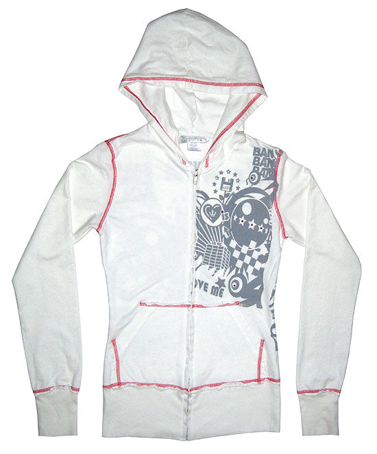Sugar & Rox Crazy City Rhinestone Hoodie - Sugar and Rox - Flyclothing LLC