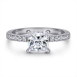 The Emma - Silver Wedding Ring Set - VG Rings - Flyclothing LLC
