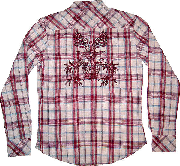 Pop Icon Western Plaid Shirt - Pop Icon Clothing - Flyclothing LLC