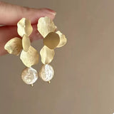 Geometric Circle Drop Earrings - Trendsi - Flyclothing LLC