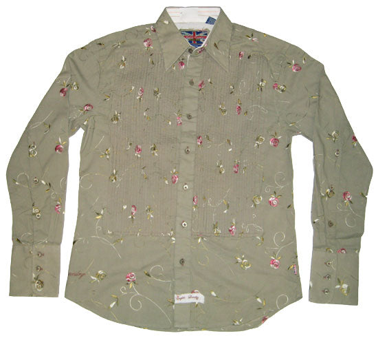 English Laundry Bury Shirt Olive - English Laundry Clothing - Flyclothing LLC