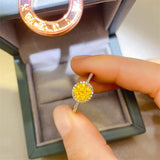 1 Carat Moissanite 925 Sterling Silver Ring - Trendsi