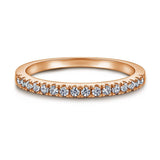 The Victoria - 18kt Rose Gold Wedding Ring Set - VG Rings - Flyclothing LLC