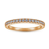 The Victoria - 18kt Rose Gold Wedding Ring Set - VG Rings - Flyclothing LLC