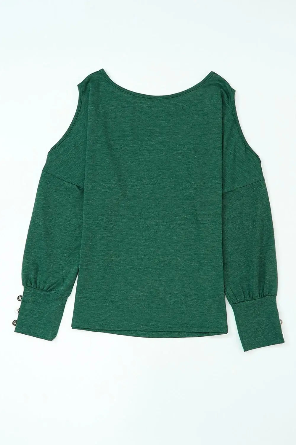 Cutout Round Neck Long Sleeve Top - Trendsi - Flyclothing LLC