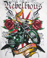 Sugar & Rox Rebellious Tee - Sugar and Rox - Flyclothing LLC