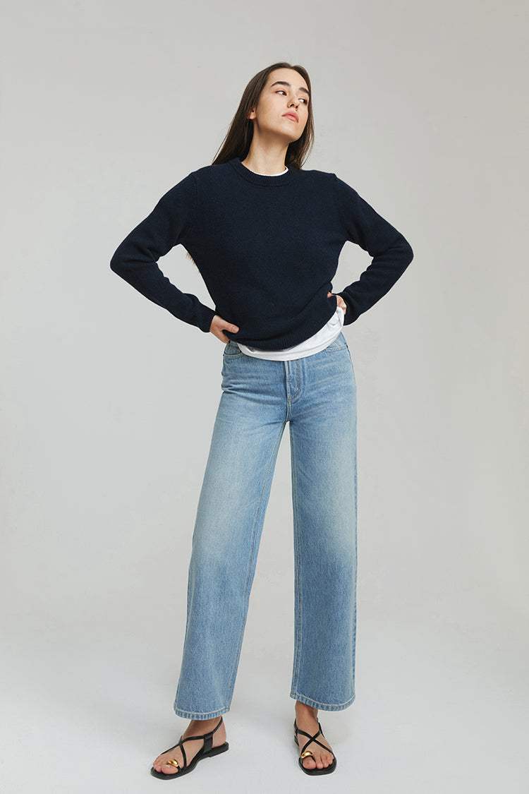 The Cityer Crop Wide Jeans HJ009 - Hey Joanie - Flyclothing LLC