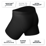 The 009 | Black Tuxedo Ball Hammock® Pouch Underwear