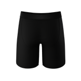 The 009 | Black Tuxedo Ball Hammock® Boxer - Long Leg