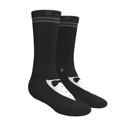 The 009 | Tuxedo Heel Hammock™ Crew Socks - Shinesty