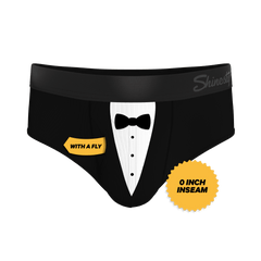 The 009 | Black Tuxedo Ball Hammock® Pouch Underwear Briefs - Shinesty