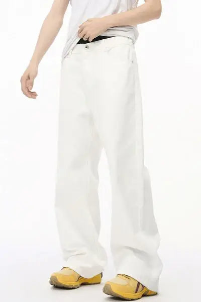 Wide Leg Jeans with Pockets - Trendsi - Flyclothing LLC